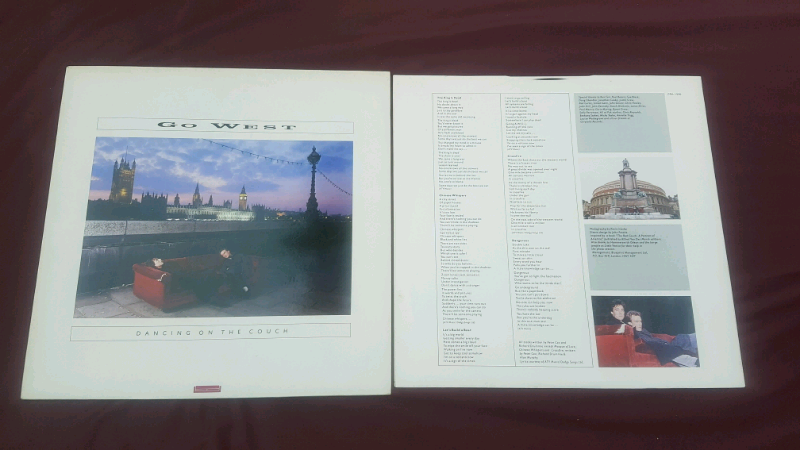 Go West Dancing On The Couch Vinyl Lp In Weston Super Mare