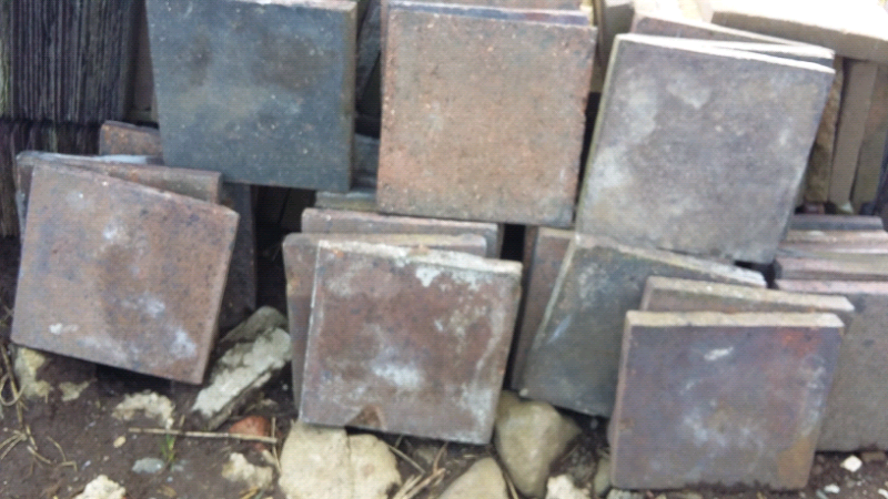 Quarry Old Victorian Floor Tiles Reclaimed In Ballymena County