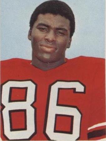 1972 The Wonderful World of Pro Football USA Player Stamps Jim Mitchell #9