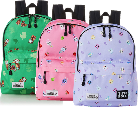 Nintendo Animal Crossing Backpack Daypack Rucksack TITLEROLE