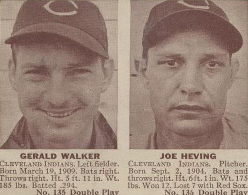 1941 Double Play - Gee Walker Joe Heving #135-136