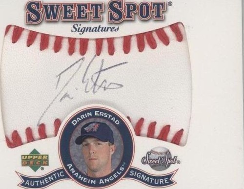 2001 Upper Deck Sweet Spot - Darin Erstad #S-DE