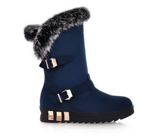 Botas para mujer floral algodón