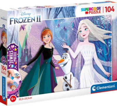 Puzzle 104 elementy. Kraina Lodu 2