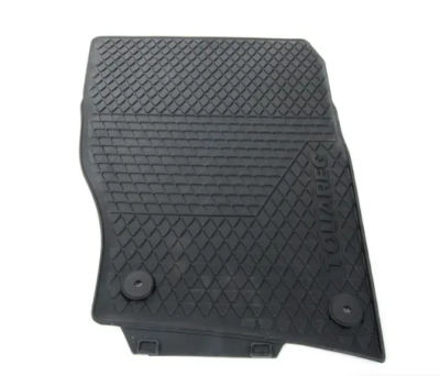 VW TOUAREG 7P Front Floor Mat Set Rubber LHD 7P1061501041 NEW