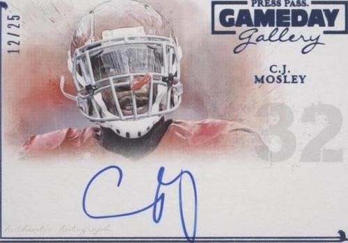 2014 Press Pass Gameday Gallery C.J. Mosley #GG-CM