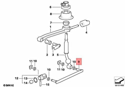 Manual Trans Selector Rod Genuine BMW For BMW M3 328i 328is 95 1996 1997 1998 99