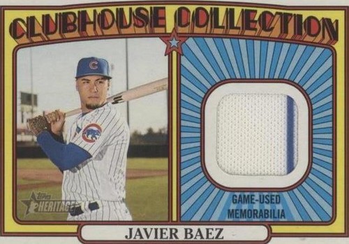 2021 Topps Heritage - Javier Báez #CCR-JB