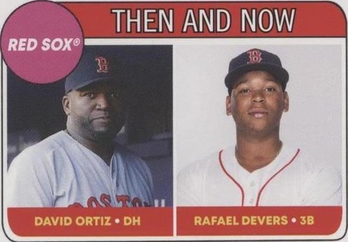 2018 Topps Throwback Thursday #TBT - David Ortiz Rafael Devers #68