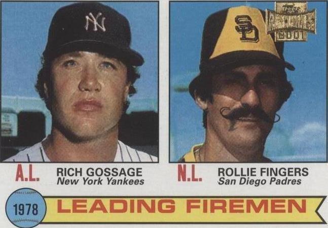 2001 Topps Archives - Rich Gossage Rollie Fingers #434