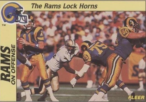 1988 Fleer Live Action Football Jim Everett #49