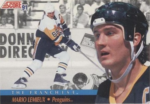 1991-92 Score American - Mario Lemieux #335