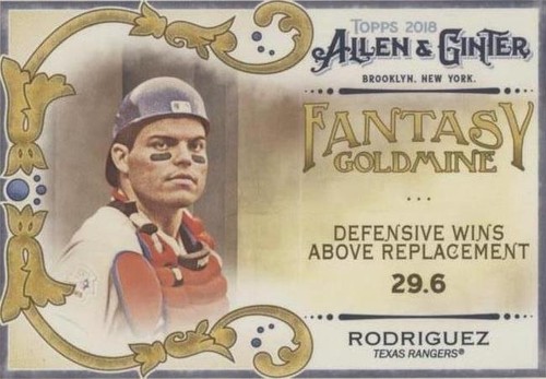 2018 Topps Allen & Ginter - Ivan Rodriguez #FG-48
