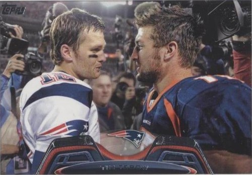 2013 Topps Tim Tebow Tom Brady #SP-TT
