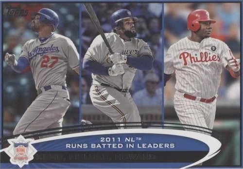 2012 Topps - Matt Kemp Prince Fielder Ryan Howard #224