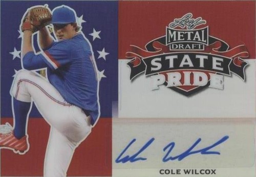 2020 Leaf Metal Draft - Cole Wilcox #SP-CW1