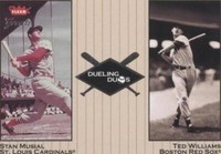 2002 Fleer Greats - Stan Musial Ted Williams #3 DD