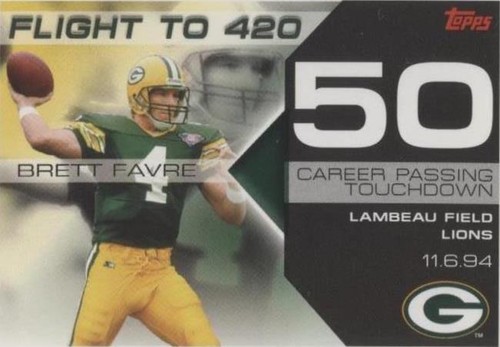2007 Topps Brett Favre #BF-50