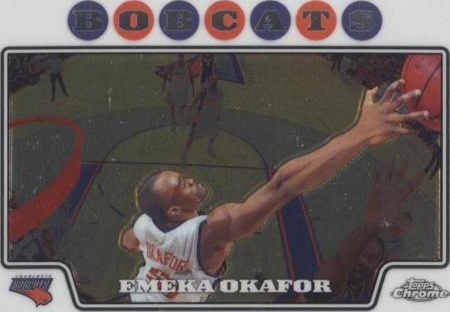 2008-09 Topps Chrome - Emeka Okafor #50