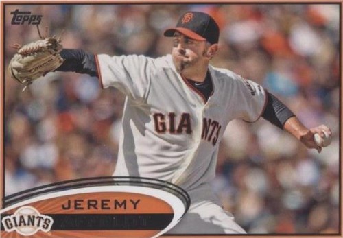 2012 Topps Update Series - Jeremy Affeldt #US214