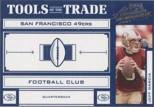 2004 Playoff Absolute Memorabilia Jeff Garcia #TT-38