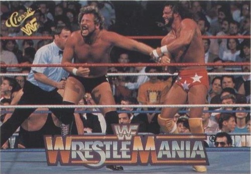 1990 Classic WWF The History of Wrestlemania - Randy Savage Ted DiBiase #30
