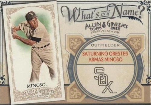 2012 Topps Allen & Ginter's - Minnie Minoso #WIN12