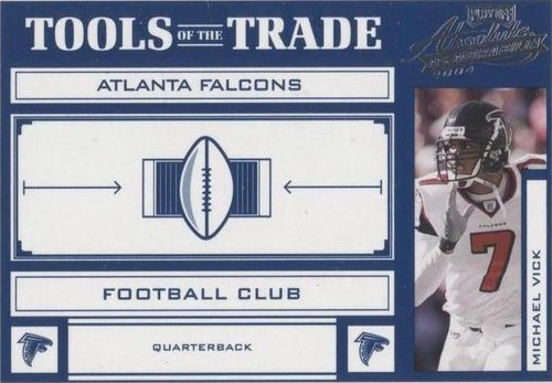 2004 Playoff Absolute Memorabilia Michael Vick #TT-63