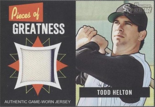2005 Bowman Heritage - Todd Helton #PG-TH