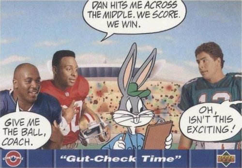1992 Upper Deck Comic Ball IV Bugs Bunny Dan Marino Jerry Rice #175