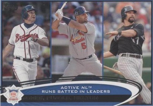 2012 Topps - Albert Pujols Chipper Jones Todd Helton #159