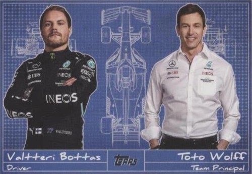 2021 Topps Formula 1 - Toto Wolff Valtteri Bottas #D-11