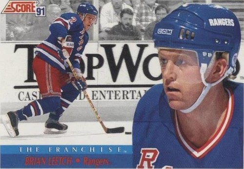1991-92 Score Canadian - Brian Leetch #363