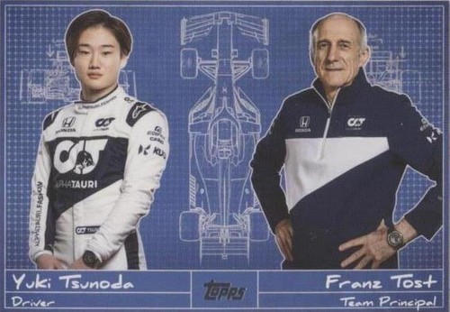 2021 Topps Formula 1 - Franz Tost Yuki Tsunoda #D-6