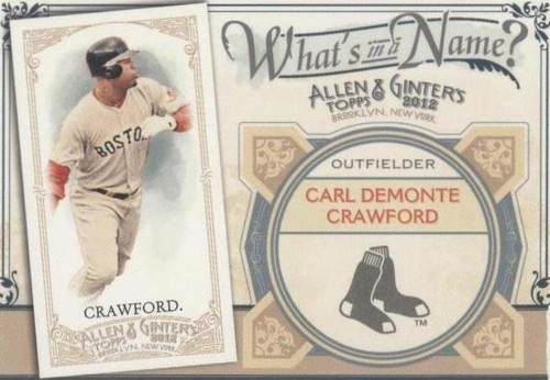 2012 Topps Allen & Ginter's - Carl Crawford #WIN13