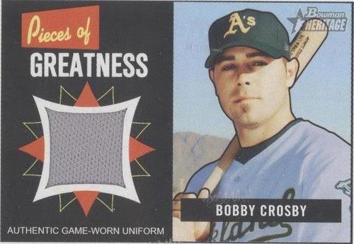 2005 Bowman Heritage - Bobby Crosby #PG-BC
