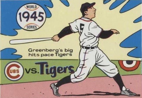1970 Fleer World Series Baseball #42 1945 Tigers vs. Cubs EX