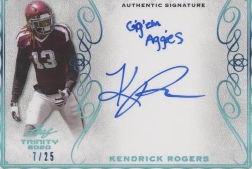 2020 Leaf Trinity Kendrick Rogers #A-KR1