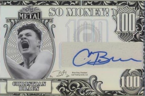 2021-22 Leaf Metal - Christian Braun #SM-CB1