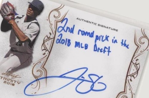 2018 Leaf Trinity - Josh Stowers #A-JS2