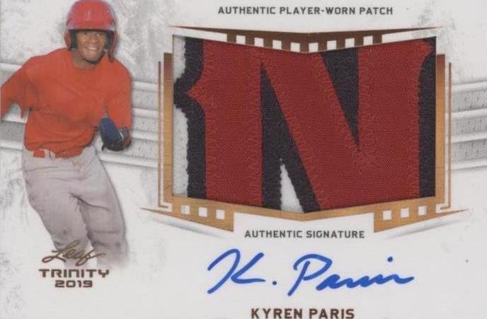 2019 Leaf Trinity - Kyren Paris #PA-KP1