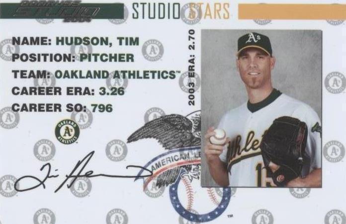 2004 Donruss Studio - Тим Хадсон #SS-47