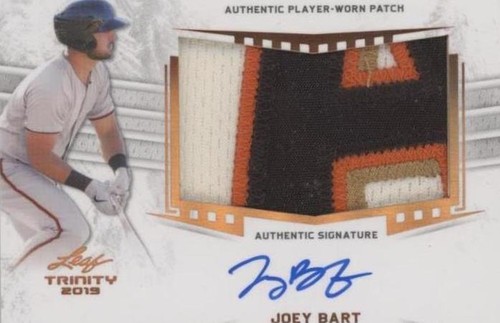 2019 Leaf Trinity - Joey Bart #PA-JB1