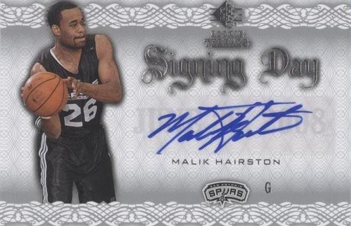 2008-09 SP Rookie Threads - Malik Hairston #SD-MH
