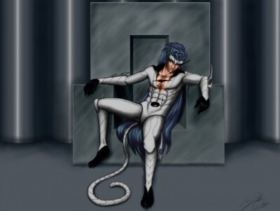 Anime espada grimmjow jeagerjaques hueco mundo Stitched Gaming Mat Desk
