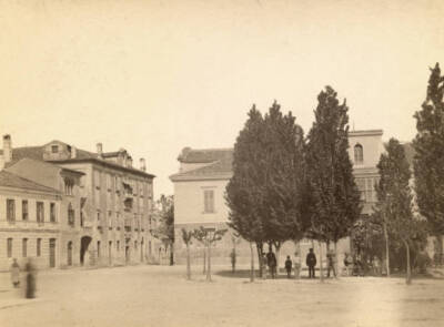 Piazza del Brolo Koper Slovenia 1900-1910 Historic Old Photo