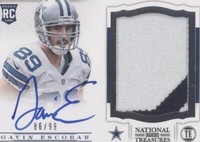 2013 Panini National Treasures Gavin Escobar #210