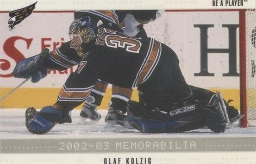 2002-03 In the Game Be A Player Memorabilia - Olaf Kolzig #94