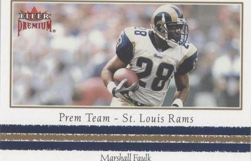 2002 Fleer Premium Marshall Faulk #23PT