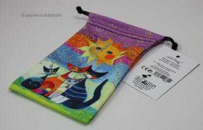 Art Bag / Microfaserbeutel / Beutel mit Kordel / Zug R. Wachtmeister *  Momenti